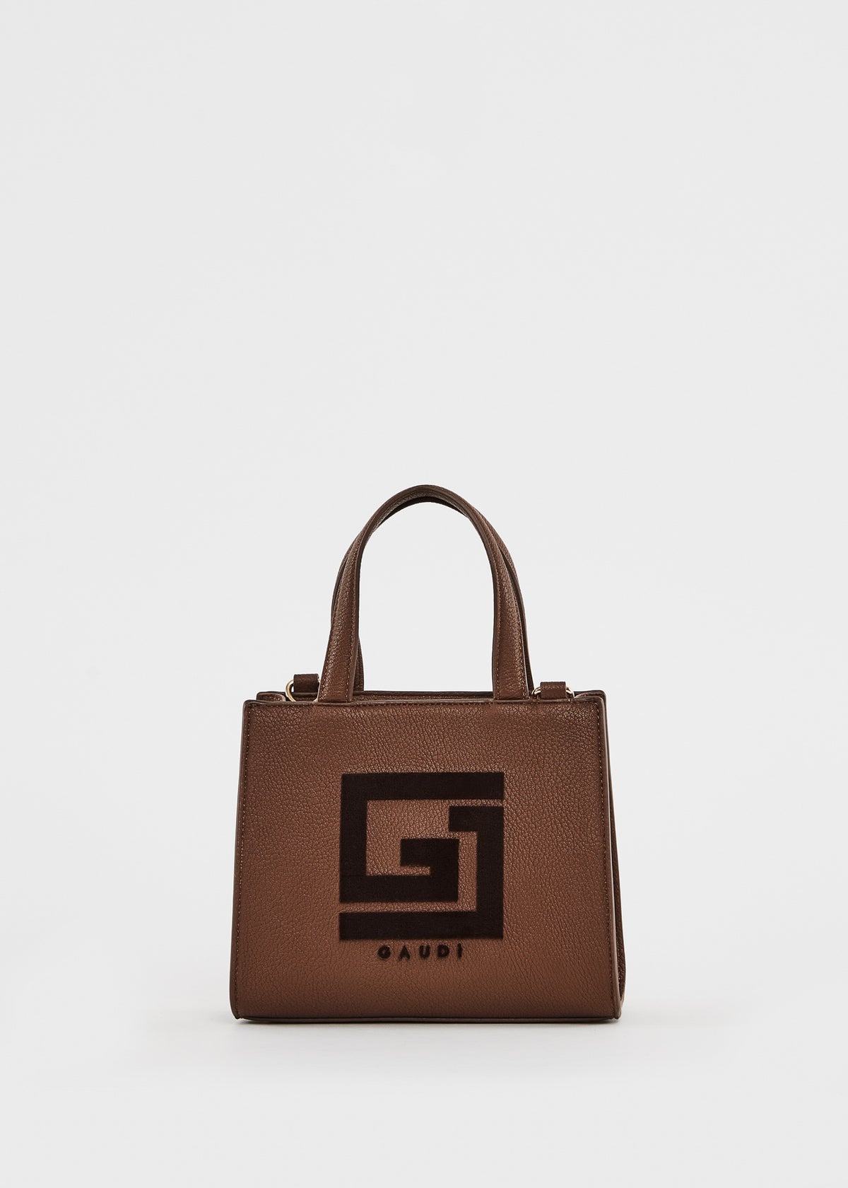 Gaudì Borsa con Logo Colore Marrone