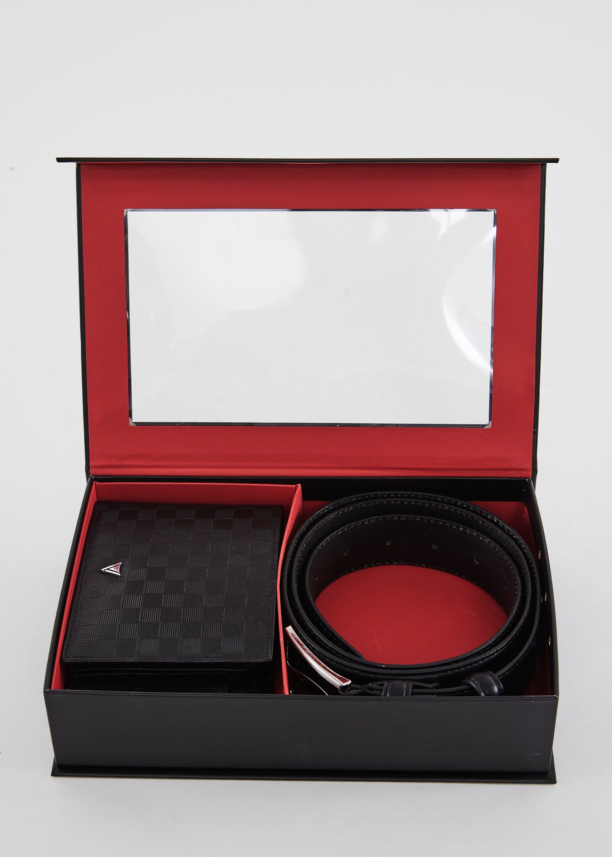 Gaudì Set Regalo Uomo Cintura e Portafoglio Colore Nero