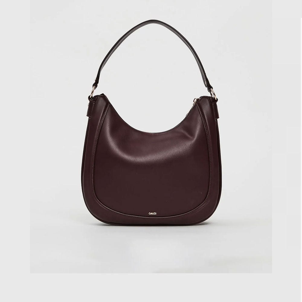 Gaudì Borsa Hobo in Suede Colore Bordeaux