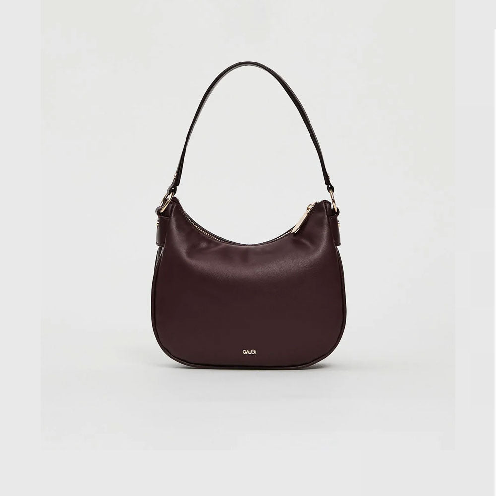 Gaudì Borsa Mini Hobo in Suede Colore Bordeaux