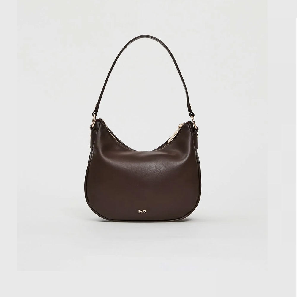 Gaudì Borsa Mini Hobo in Suede Colore Coffee