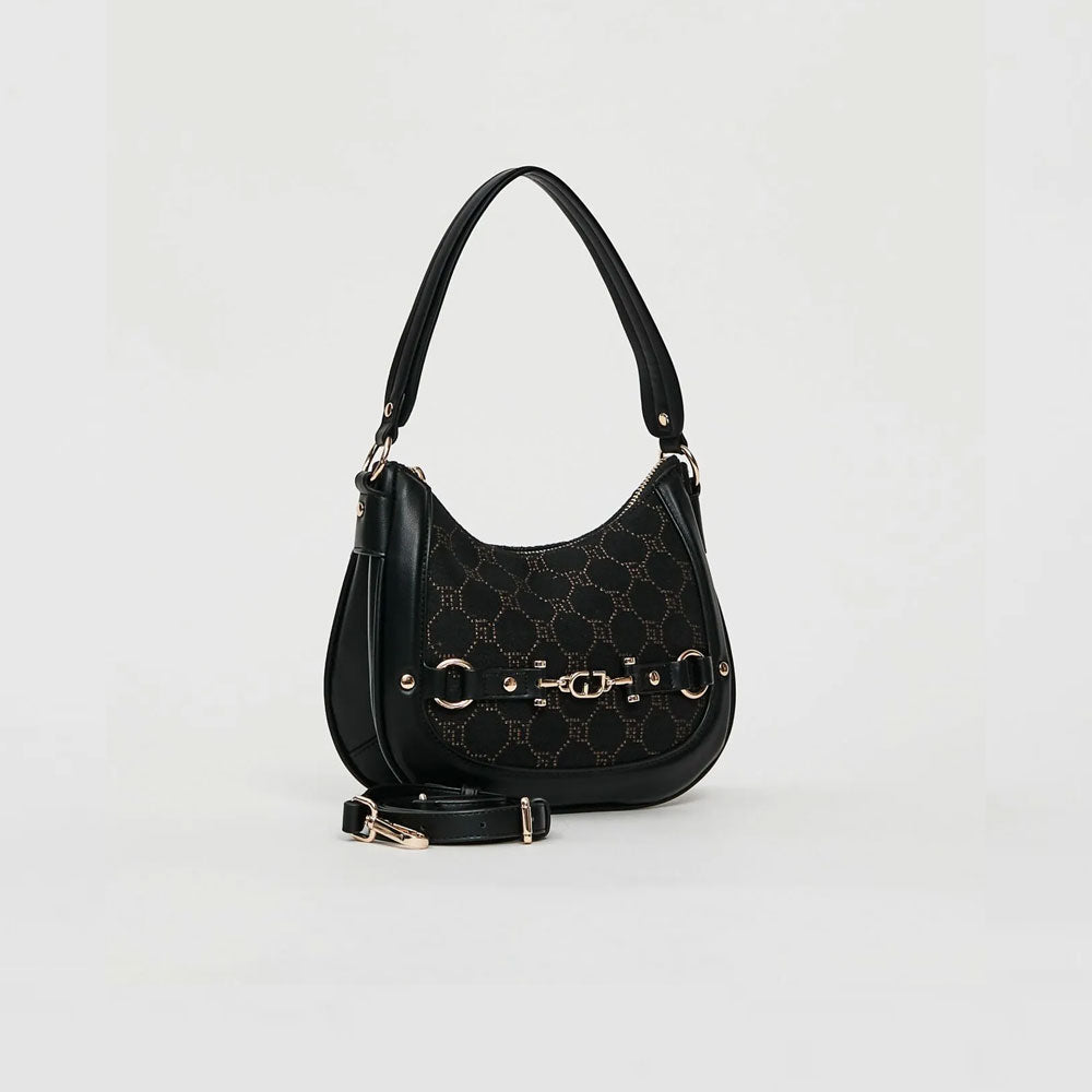 Gaudì Borsa Mini con Logo Jacquard Colore Nero