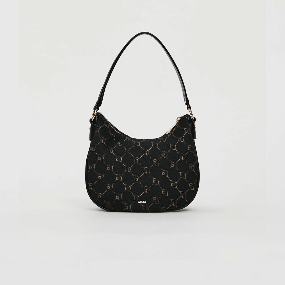 Gaudì Borsa Mini con Logo Jacquard Colore Nero