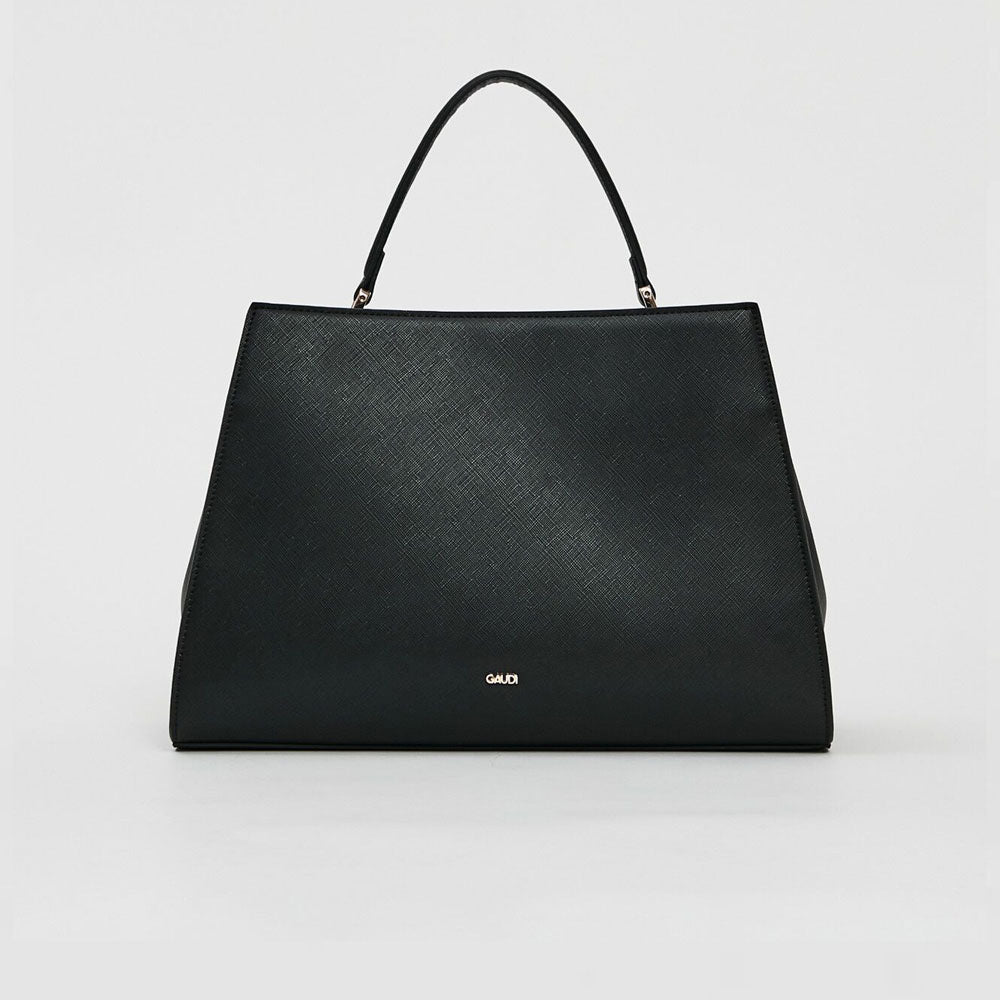 Gaudì Borsa Top Handle Large in Similpelle Colore Nero