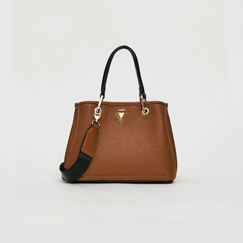 Gaudì Borsa Top Handle Medium in Similpelle Colore Tan