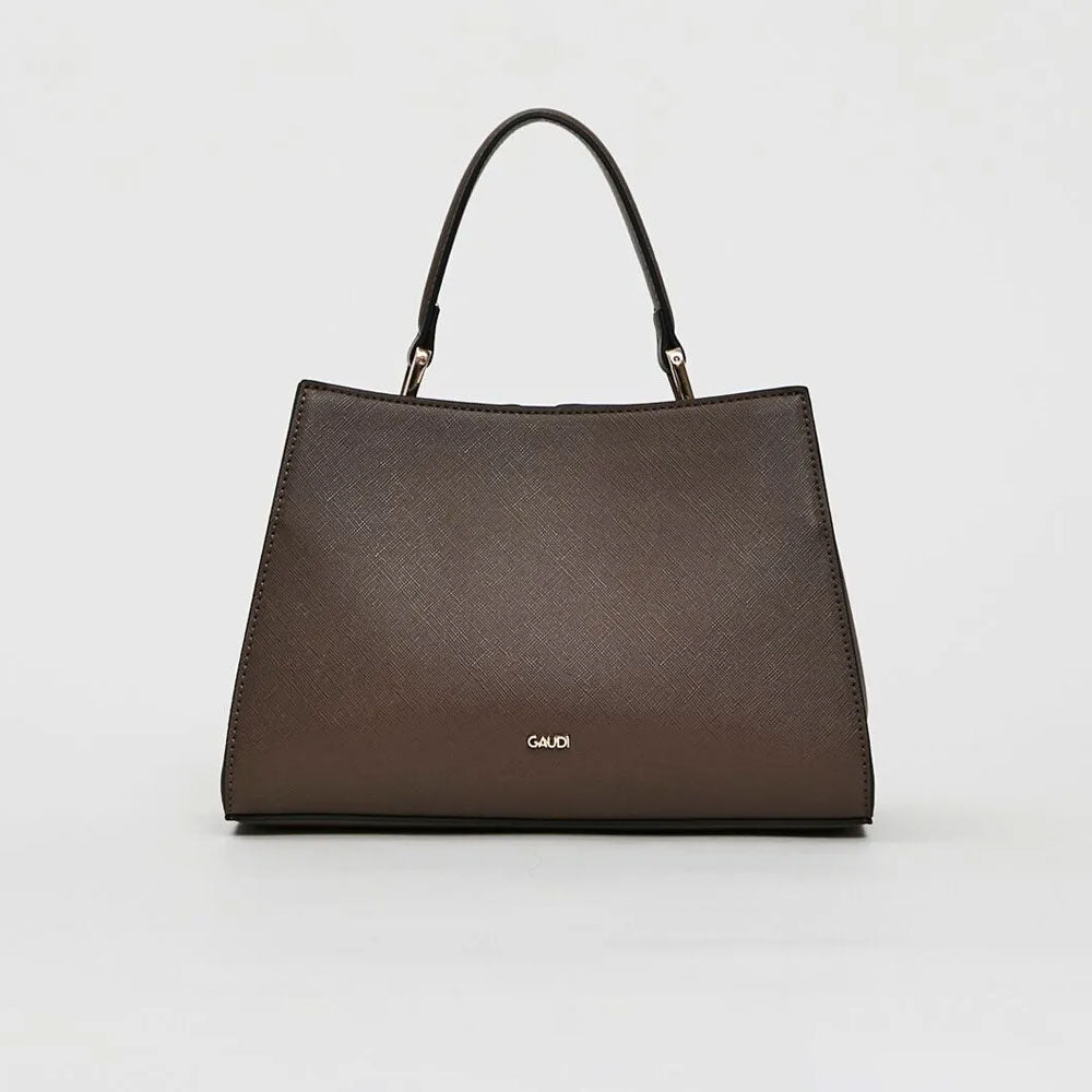 Gaudì Borsa Top Handle in Similpelle Colore Tortora