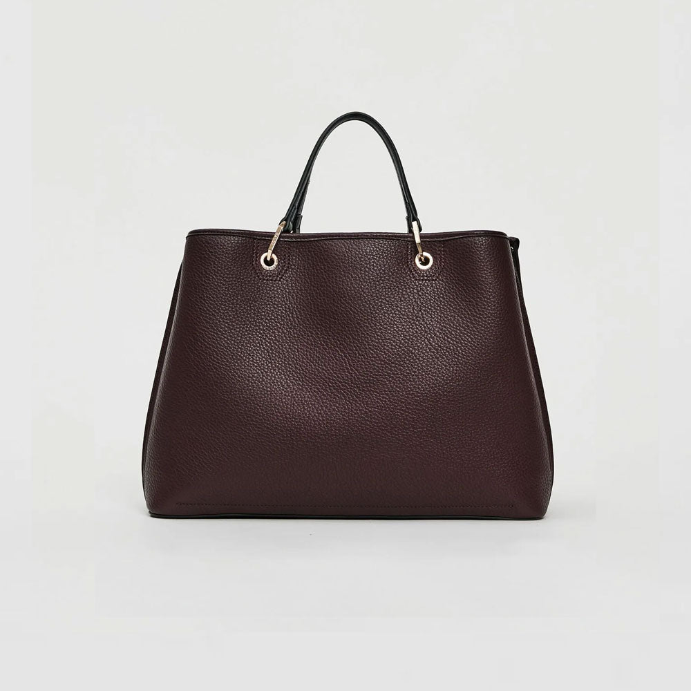 Gaudì Borsa Top Handle in Similpelle Large Colore Bordeaux