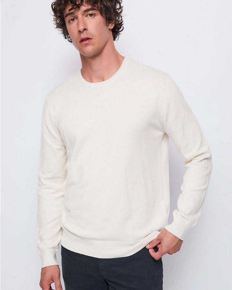 Gaudì Maglia Girocollo da Uomo Colore Bianco