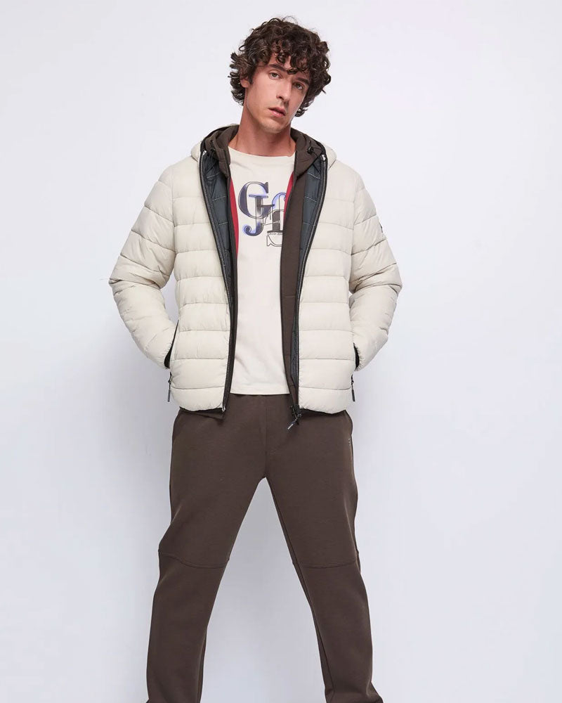 Gaudì Piumino in Nylon Trapuntato da Uomo Colore Bianco