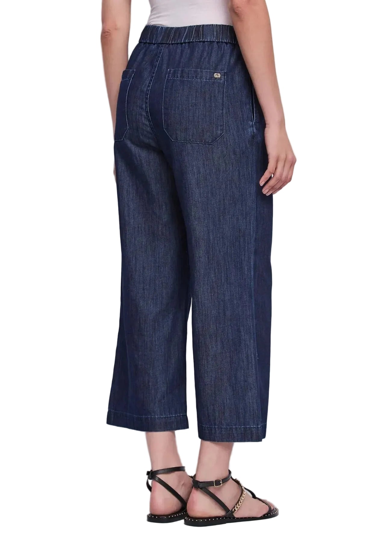 Gaudi Jeans wide leg da donna con coulisse