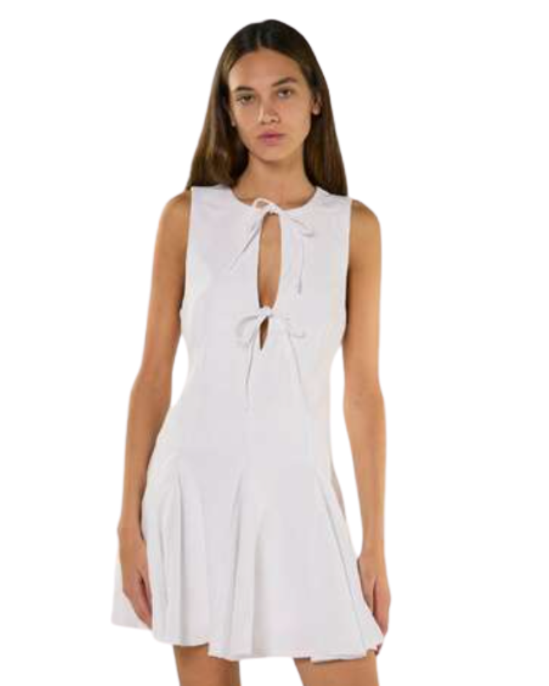 Glamours Abito Mini Colore Bianco