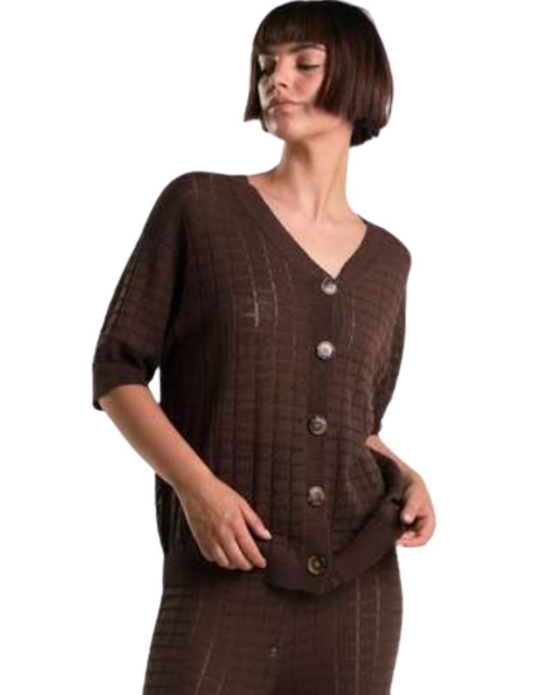 Glamours Maglia Colore Marrone