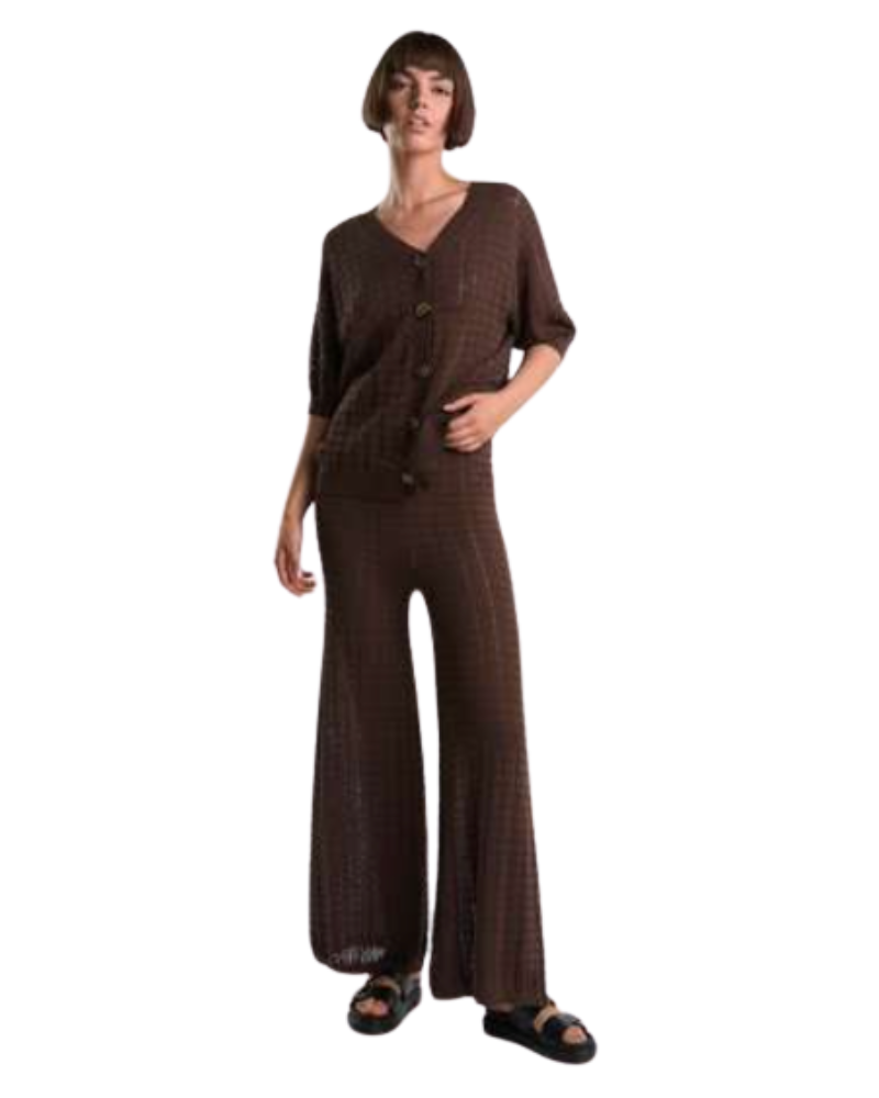 Glamours Pantaloni Colore Marrone