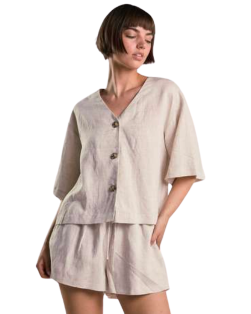 Glamours Shorts Colore Beige