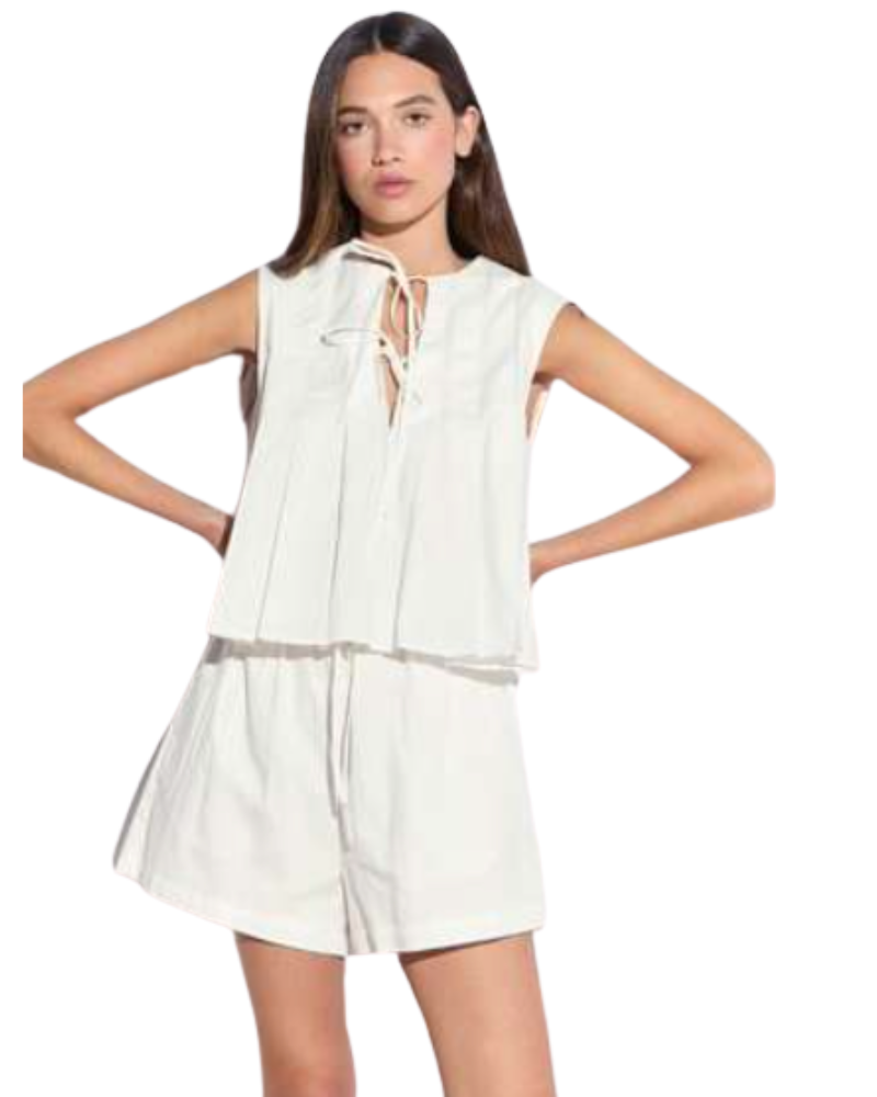 Glamours Shorts Colore Bianco