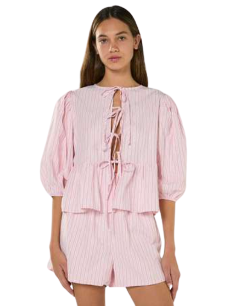 Glamours Top Colore Rosa