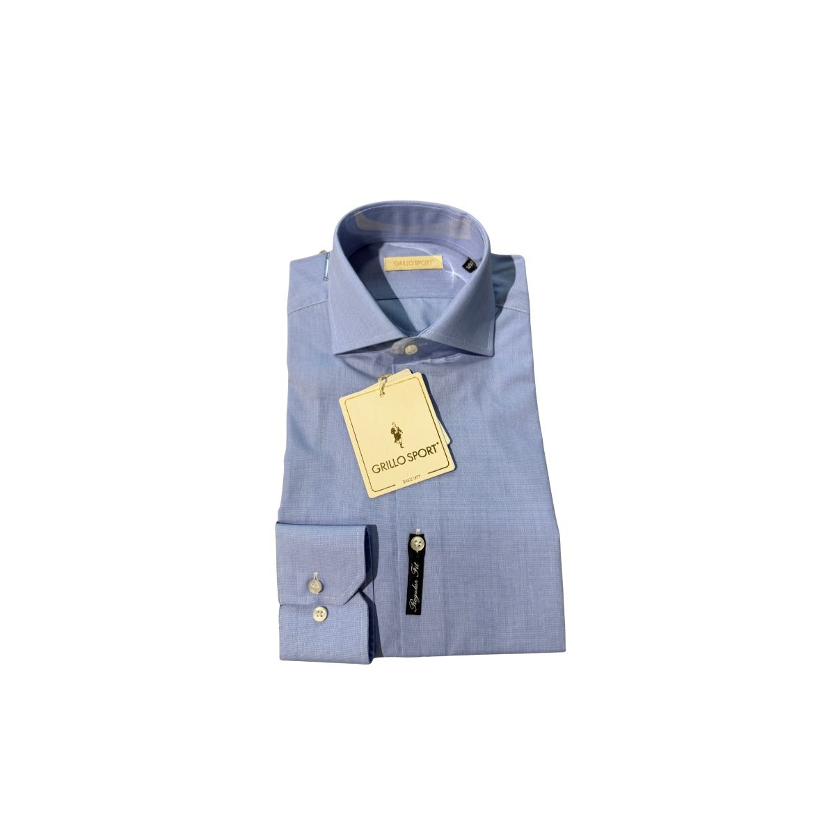 Grillo Sport Camicia Uomo Regular Fit Colore Azzurro