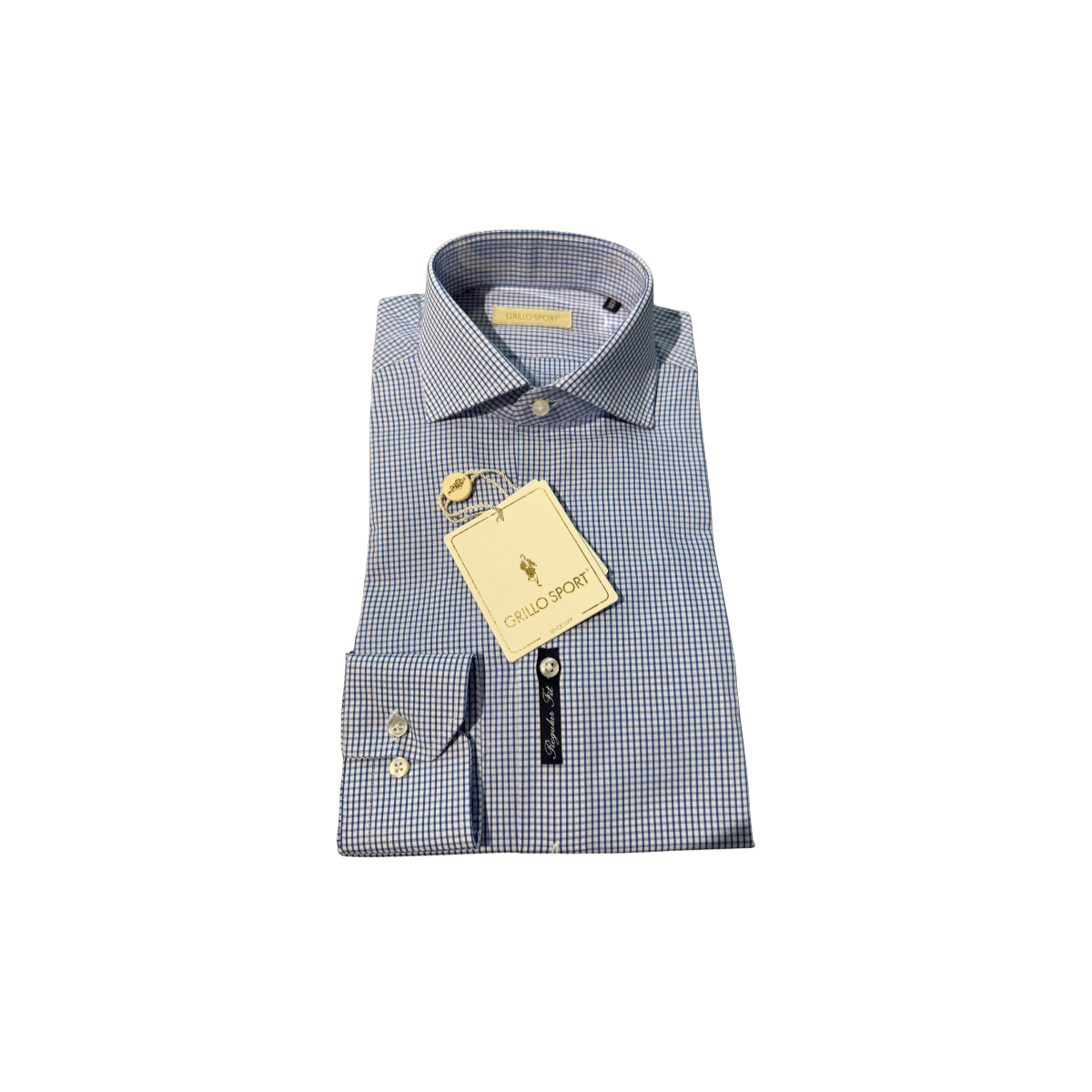 Grillo Sport Camicia Uomo Regular Fit a Quadretti