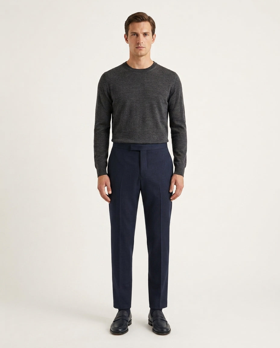 Grillo Sport Pantalone Uomo Sartoriale Colore Blu