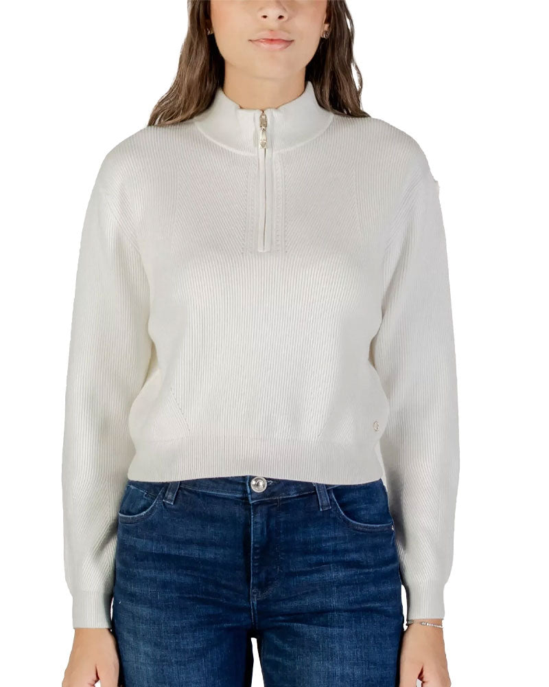 Guess Maglia con Zip Harley da Donna Colore Bianco