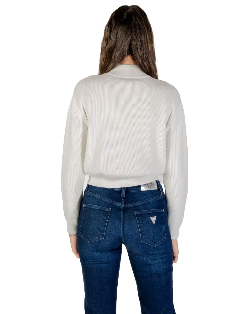 Guess Maglia con Zip Harley da Donna Colore Bianco