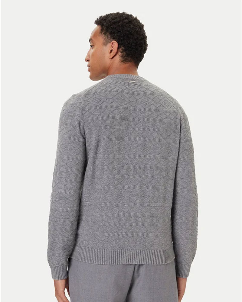 Guess Maglione Regual Fit da Uomo Colore Grigio