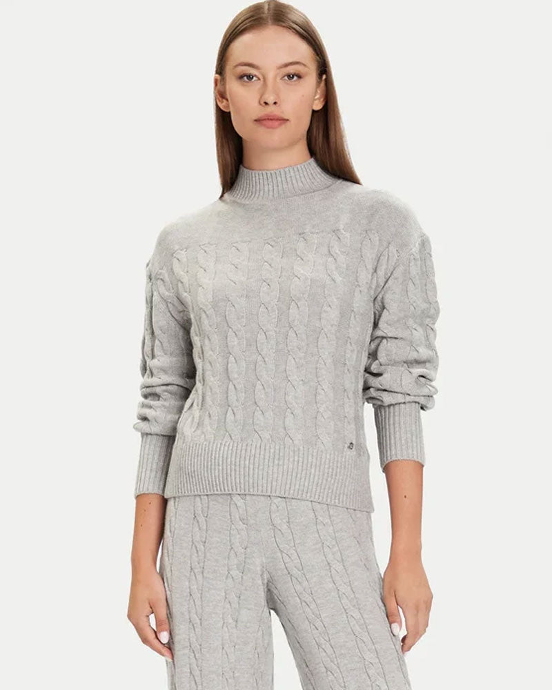 Guess Maglione in Misto Lana Colore Grigio da Donna