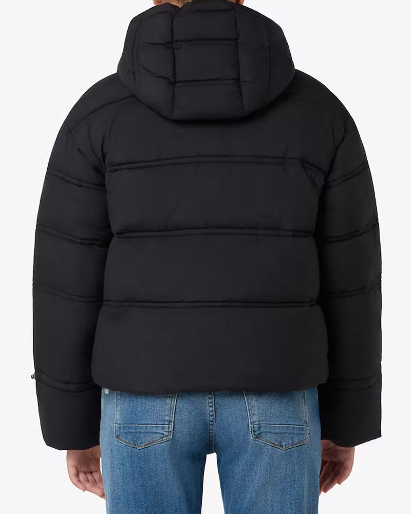 Guess Piumino Crop New Daisy da Donna Colore Nero