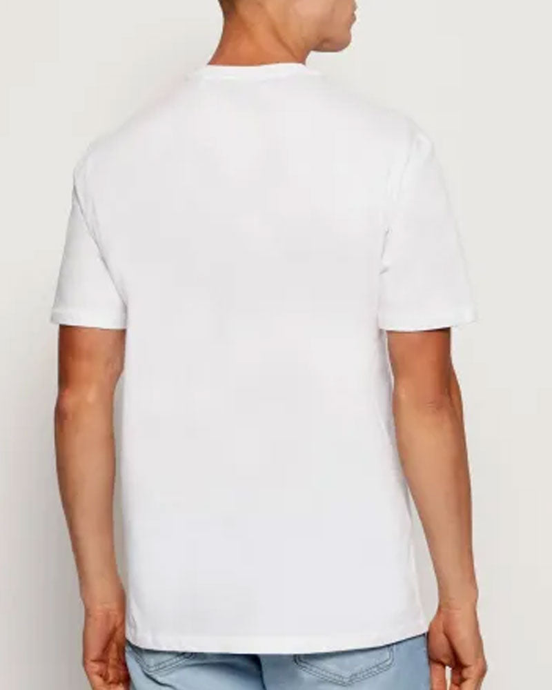 Guess T-Shirt con Stampa da Uomo Colore Bianco