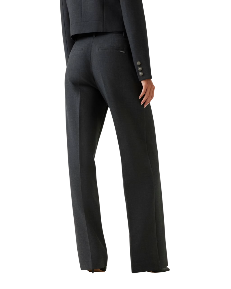 Guess Pantalone Flanella Stretch Colore Grigio da Donna