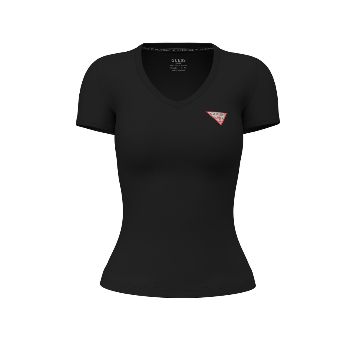 Guess T-Shirt Donna Colore Nero