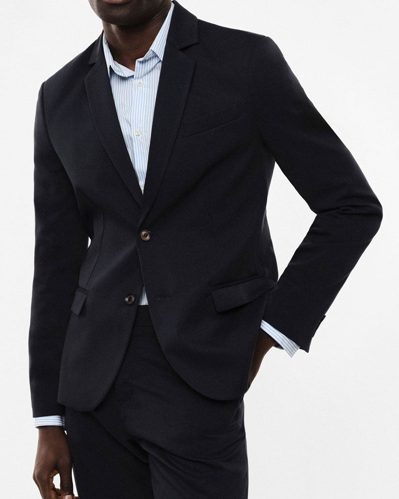 Imperial Blazer Regular Fit Foderato con Chiusura a Bottoni Colore Navy