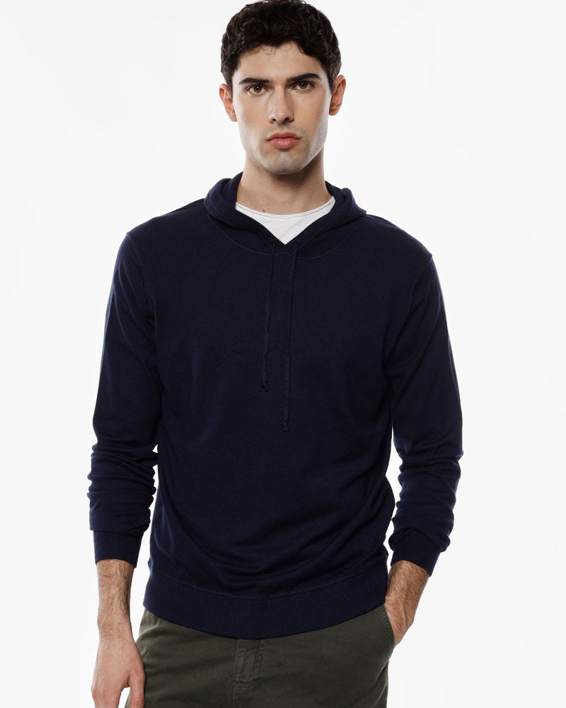 Imperial Cardigan con Bottoni e Collo Polo da Uomo Colore Nero