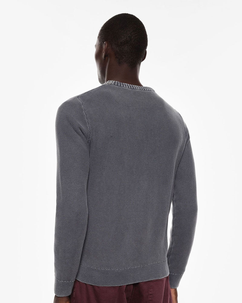 Imperial Cardigan con Maniche Lunghe e Scollo a V da Uomo Colore Grigio