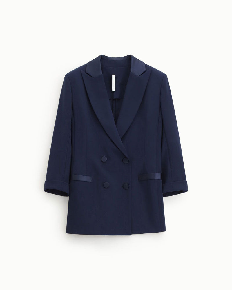 Imperial Giacca Doppiopetto Classica da Donna Colore Blu