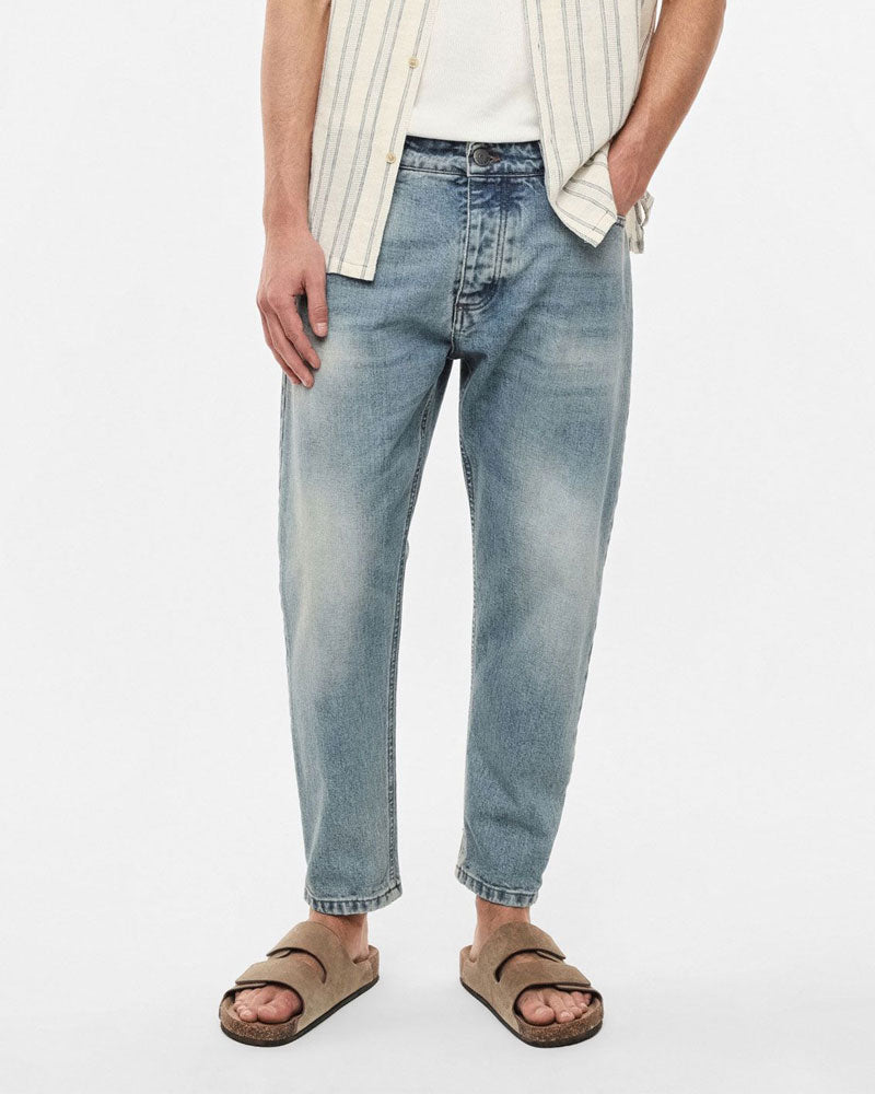 Imperial Jeans Baggy Fit Cropped Lavaggio Used