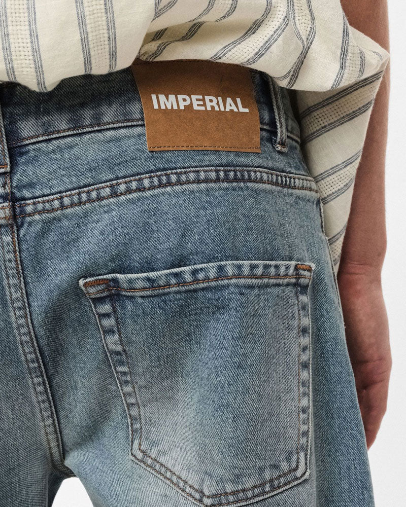 Imperial Jeans Baggy Fit Cropped Lavaggio Used