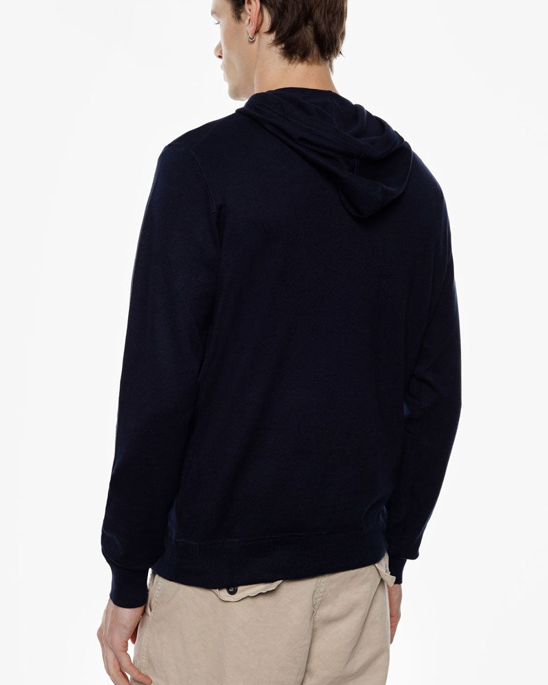 Imperial Maglione Pullover con Cappuccio e Coulisse da Uomo Colore Blu