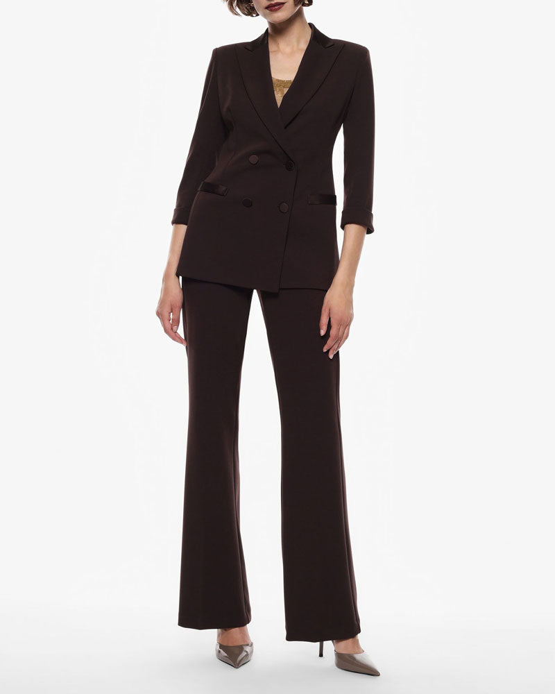 Imperial Pantaloni a Zampa Vita Media Colore Moro