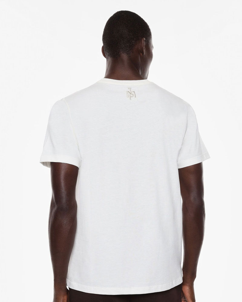Imperial T-Shirt Basic da Uomo Colore Bianco