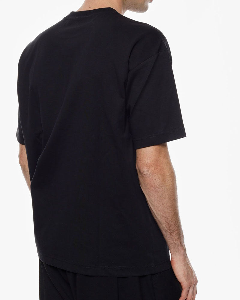 Imperial T-Shirt Girocollo a Maniche Corte da Uomo Colore Nero