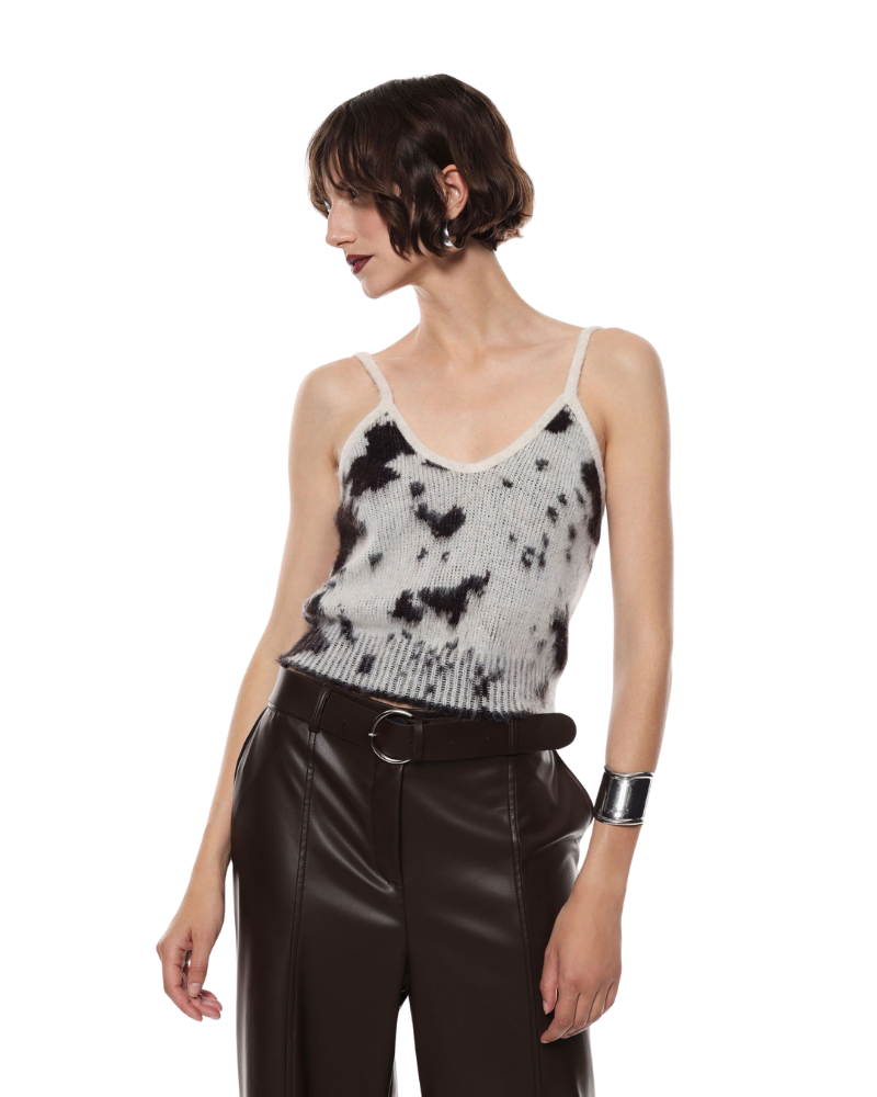 Imperial Top con Spalline e Stampa