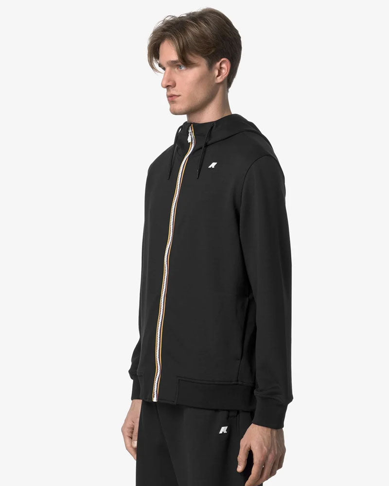 K-Way Felpa Rainer Light Spacer Colore Nero