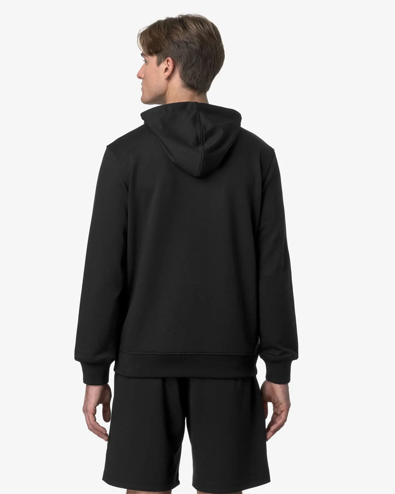 K-Way Felpa Rainer Light Spacer Colore Nero