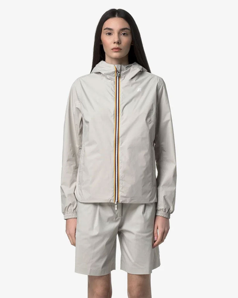 K-Way Giacca Lil 2.0 Plus 2 Double da Donna Colore Beige