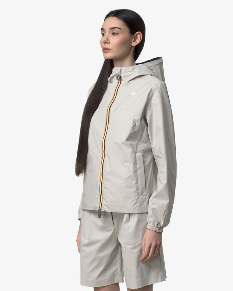 K-Way Giacca Lil 2.0 Plus 2 Double da Donna Colore Beige