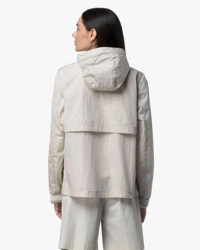 K-Way Giacca Sophile Satin Glass Colore Bianco