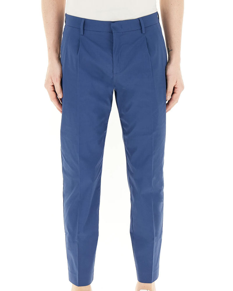 K-Way Pantaloni Chino Ailton Twill Tech Colore Blu Chiaro