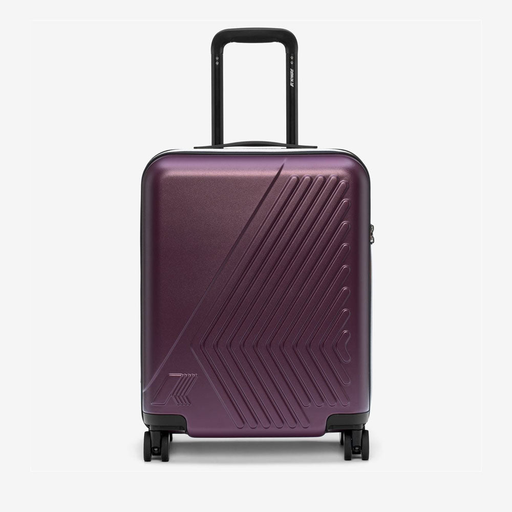 K-Way Trolley Eudoxie Small Colore Violet Mauve