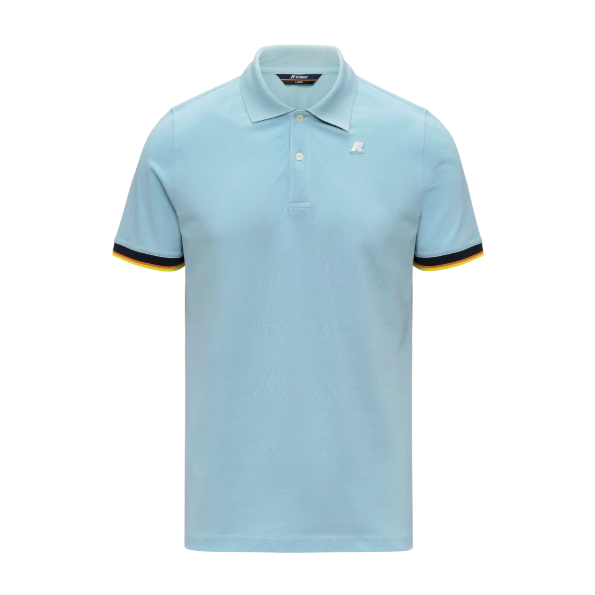 K-Way Polo Vincent Pique Slim Colore Azzurro